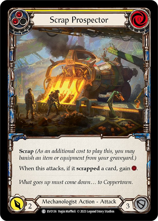 Scrap Prospector (Yellow) [EVO136] (Bright Lights) | Devastation Store