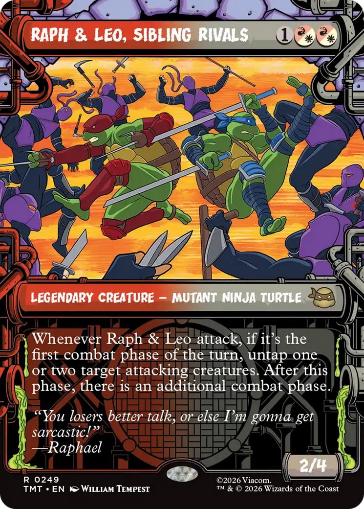 Raph & Leo, Sibling Rivals (Showcase) [Teenage Mutant Ninja Turtles] - Devastation Store | Devastation Store