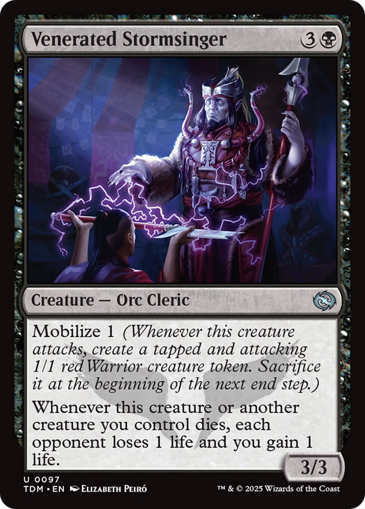 Venerated Stormsinger [Tarkir: Dragonstorm] | Devastation Store