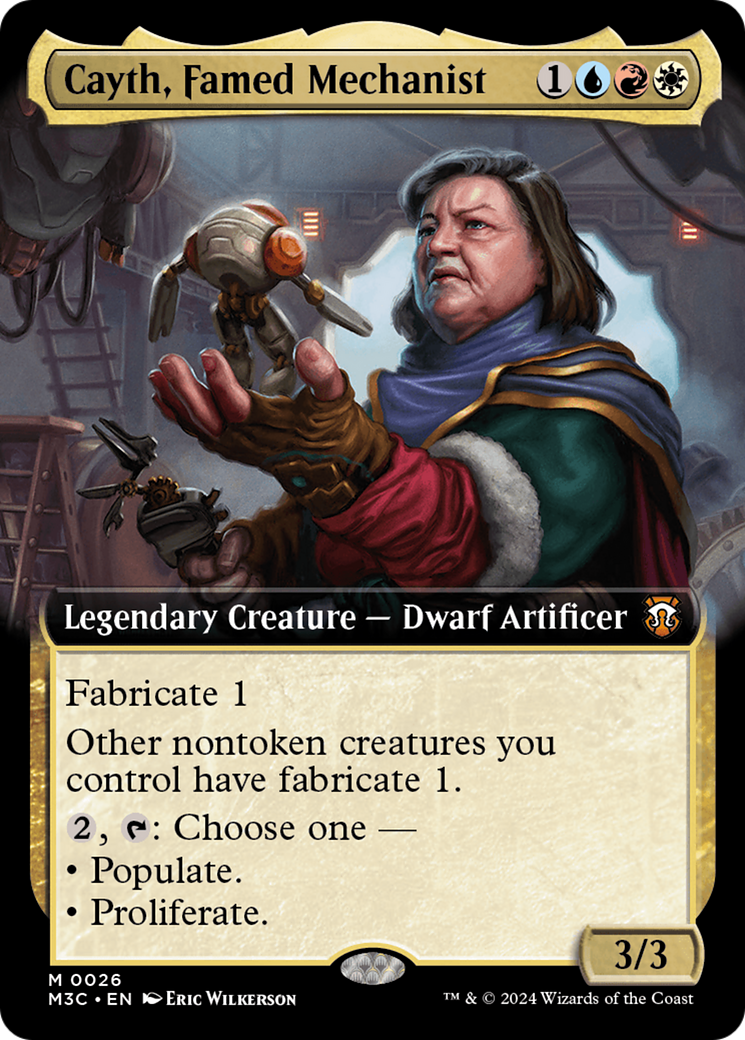 Cayth, Famed Mechanist (Extended Art) [Modern Horizons 3 Commander] | Devastation Store