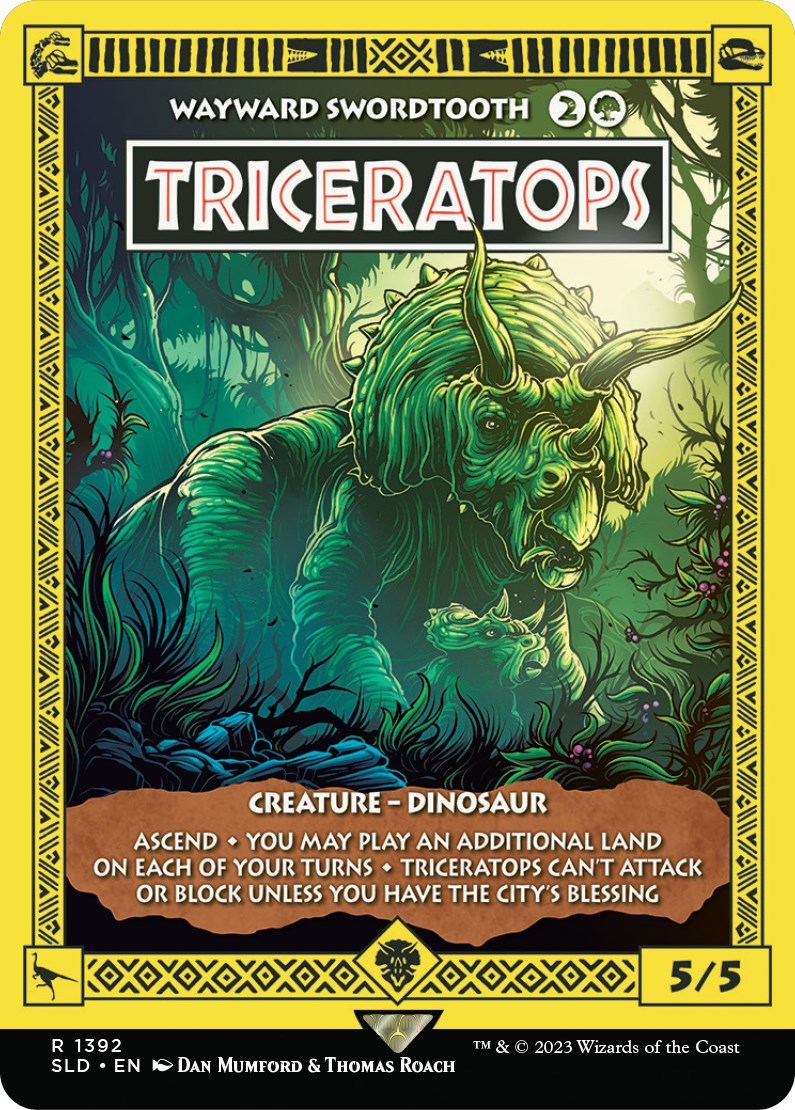 Triceratops - Wayward Swordtooth [Secret Lair Drop Series] | Devastation Store
