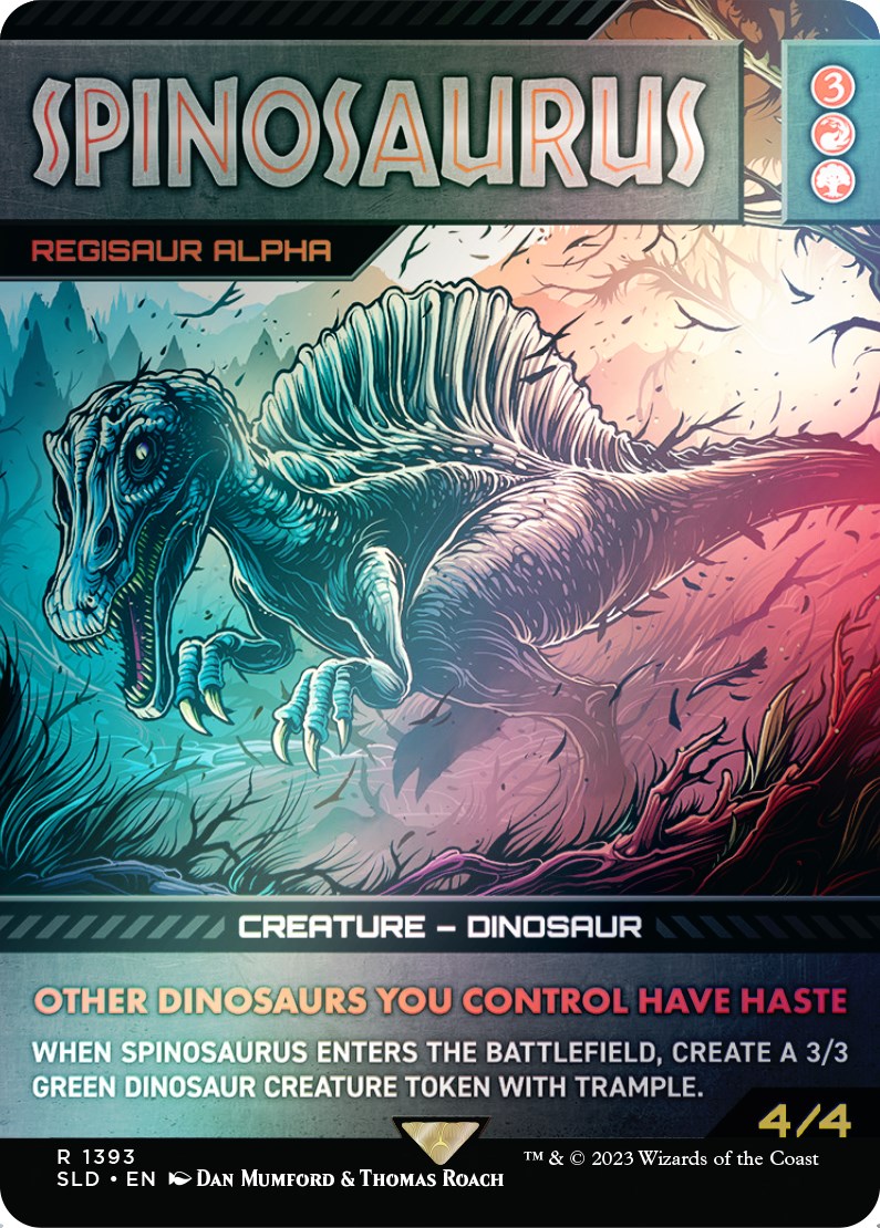 Spinosaurus - Regisaur Alpha (Rainbow Foil) [Secret Lair Drop Series] | Devastation Store