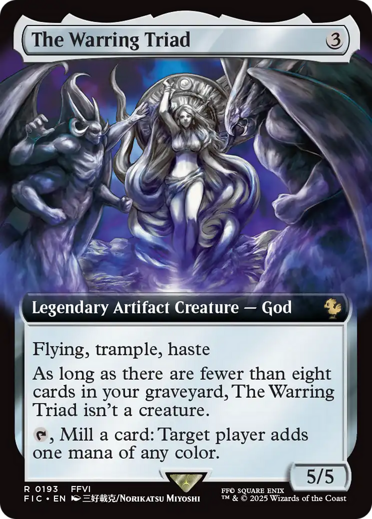 The Warring Triad (Extended Art) [FINAL FANTASY Commander] | Devastation Store