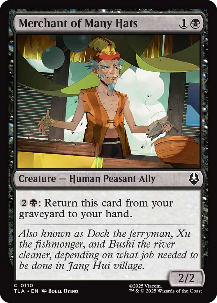 Merchant of Many Hats [Avatar: The Last Airbender] | Devastation Store