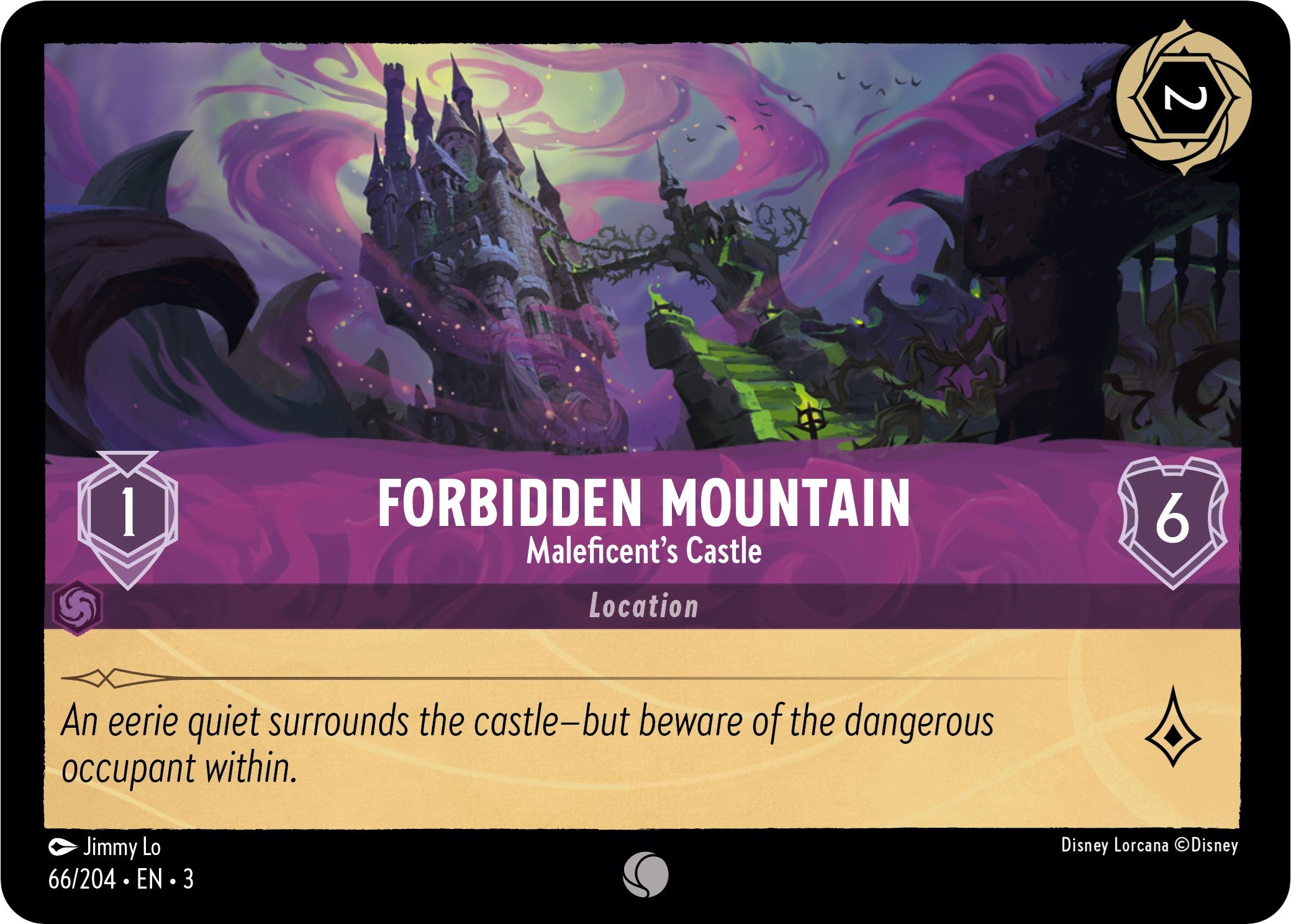 Forbidden Mountain - Maleficent's Castle (66/204) [Into the Inklands] | Devastation Store