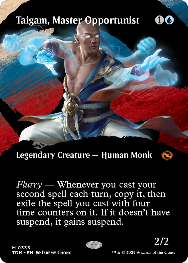 Taigam, Master Opportunist (Borderless) [Tarkir: Dragonstorm] | Devastation Store