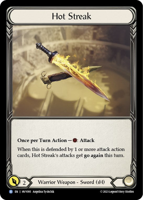 Hot Streak [HVY095] (Heavy Hitters)  Cold Foil | Devastation Store