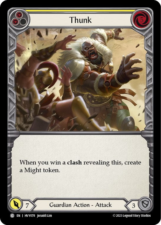 Thunk (Yellow) [HVY078] (Heavy Hitters) | Devastation Store