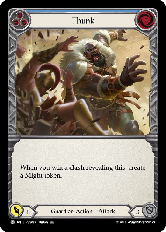 Thunk (Blue) [HVY079] (Heavy Hitters)  Rainbow Foil | Devastation Store