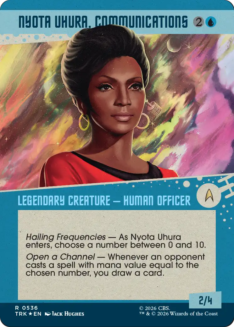 Nyota Uhura, Communications (Showcase) (Surge Foil) [Star Trek] | Devastation Store