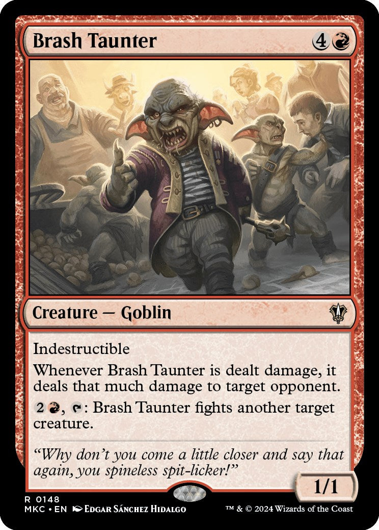 Brash Taunter [Murders at Karlov Manor Commander] | Devastation Store