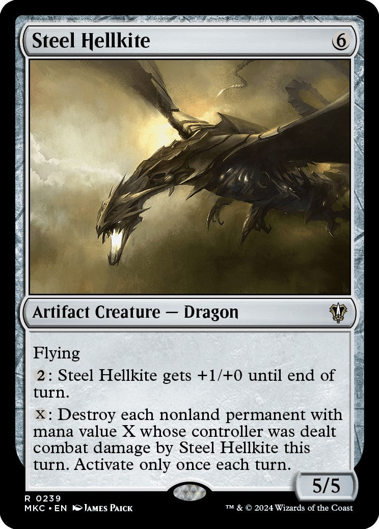 Steel Hellkite [Murders at Karlov Manor Commander] | Devastation Store