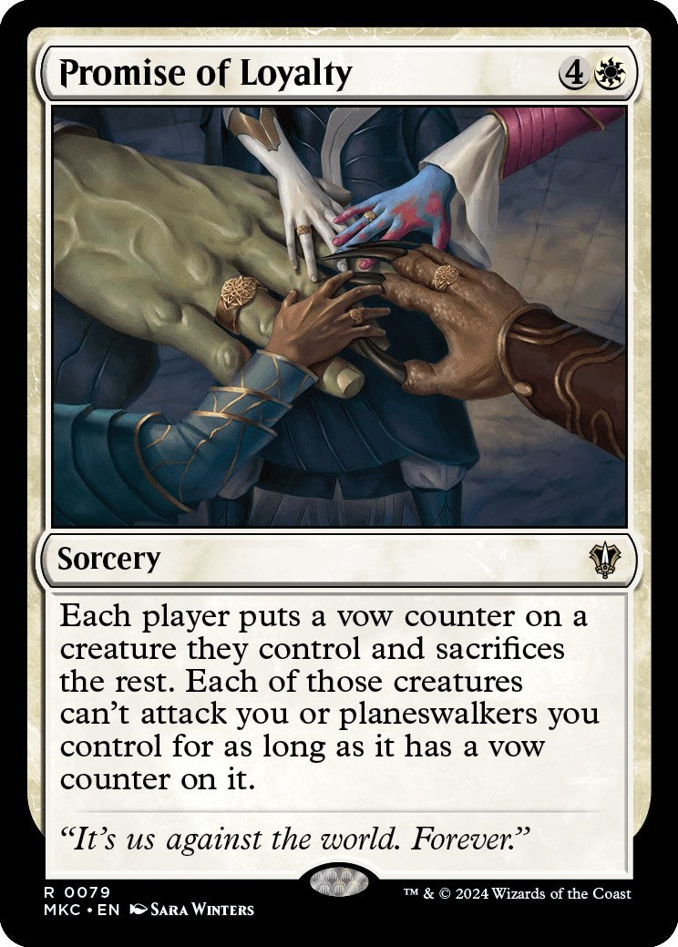 Promise of Loyalty [Murders at Karlov Manor Commander] | Devastation Store