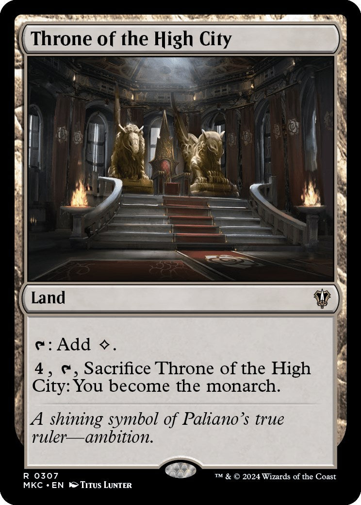 Throne of the High City [Murders at Karlov Manor Commander] | Devastation Store