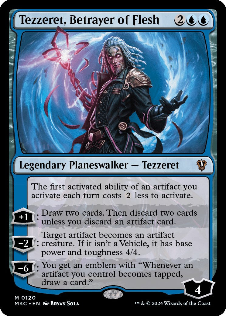 Tezzeret, Betrayer of Flesh [Murders at Karlov Manor Commander] | Devastation Store