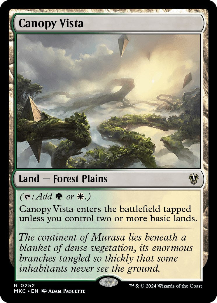 Canopy Vista [Murders at Karlov Manor Commander] | Devastation Store