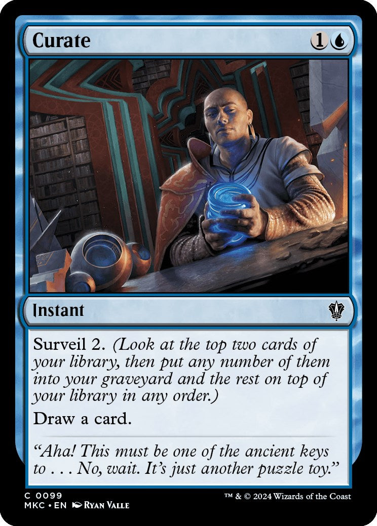 Curate [Murders at Karlov Manor Commander] | Devastation Store
