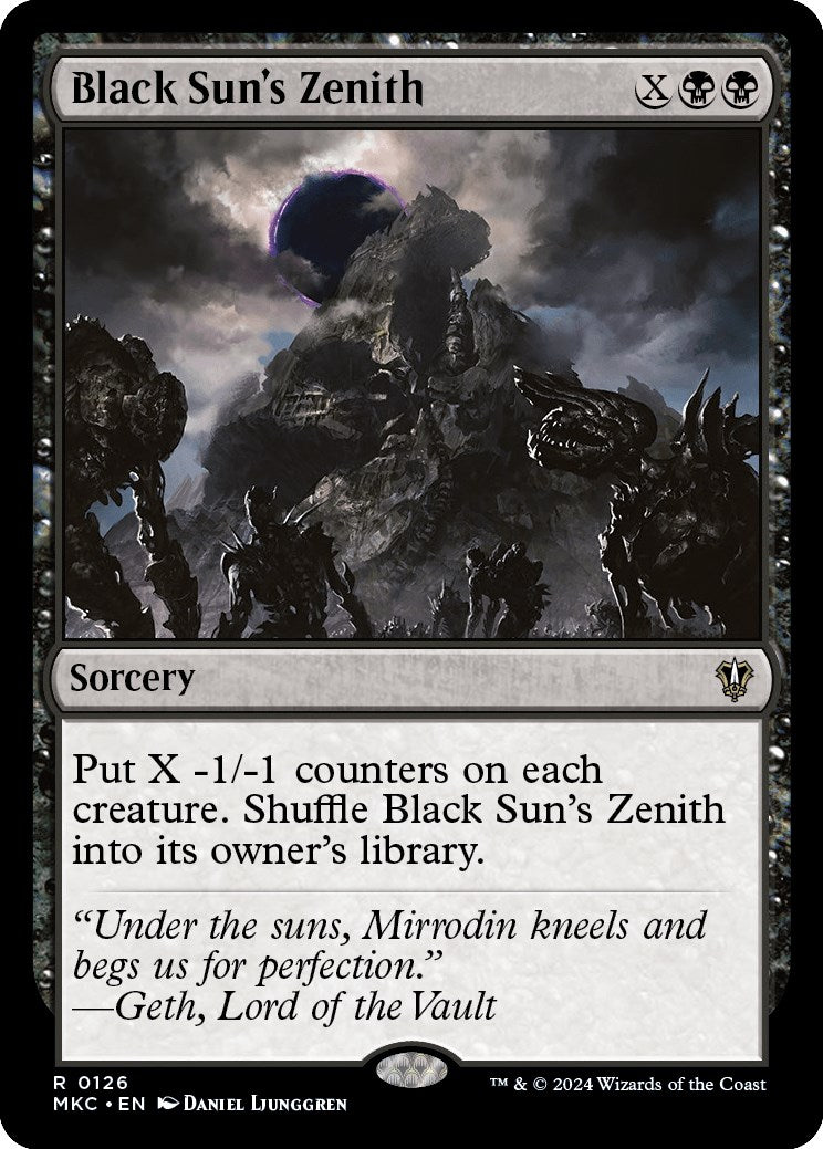 Black Sun's Zenith [Murders at Karlov Manor Commander] | Devastation Store