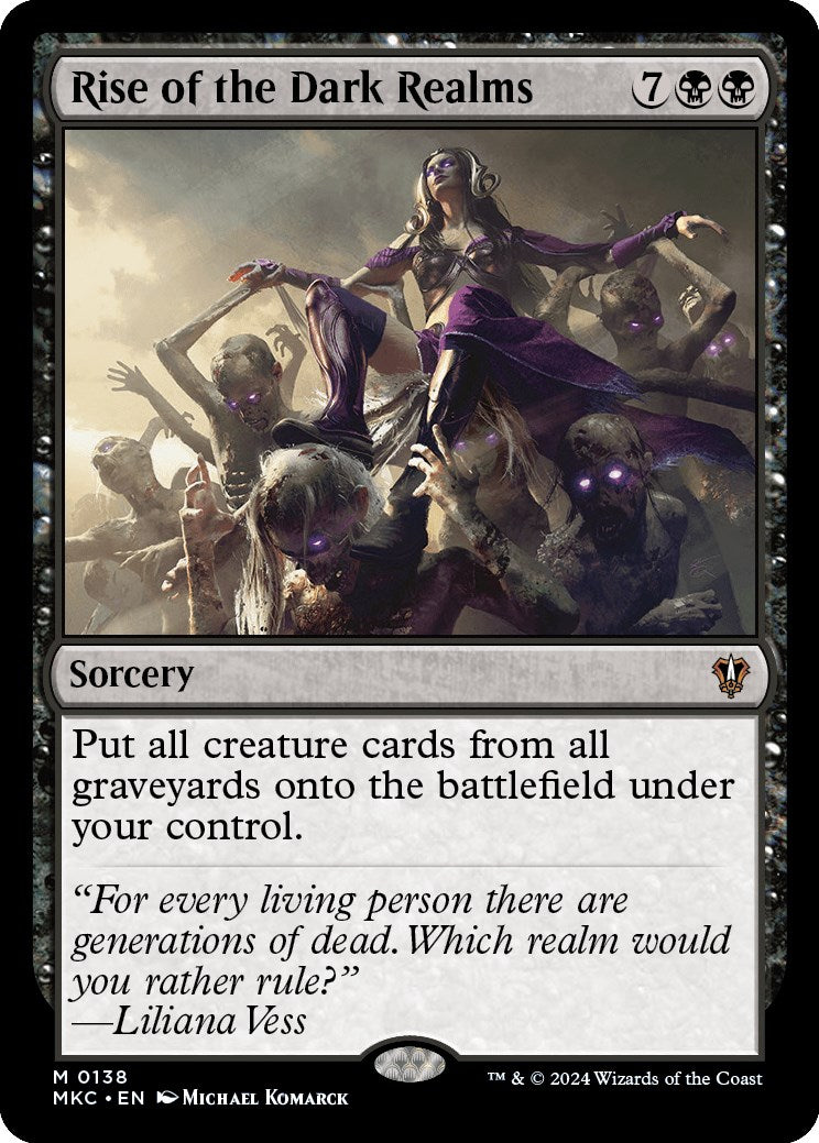 Rise of the Dark Realms [Murders at Karlov Manor Commander] | Devastation Store