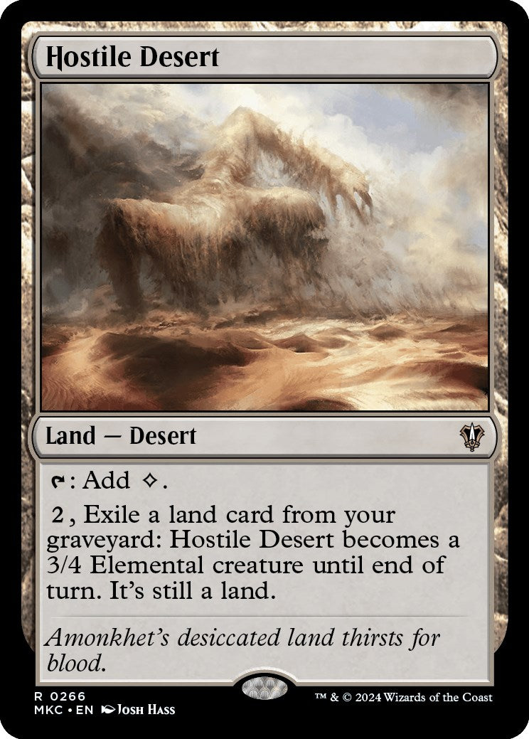 Hostile Desert [Murders at Karlov Manor Commander] | Devastation Store