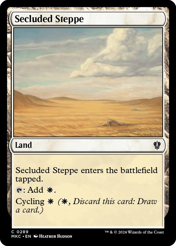 Secluded Steppe [Murders at Karlov Manor Commander] | Devastation Store