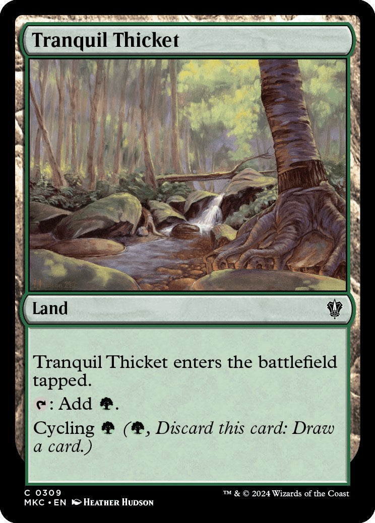 Tranquil Thicket [Murders at Karlov Manor Commander] | Devastation Store