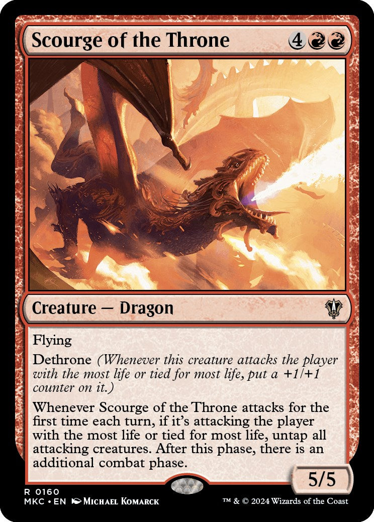 Scourge of the Throne [Murders at Karlov Manor Commander] | Devastation Store