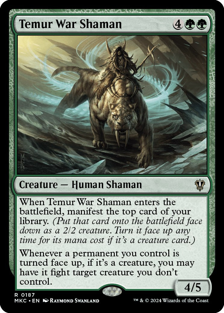 Temur War Shaman [Murders at Karlov Manor Commander] | Devastation Store