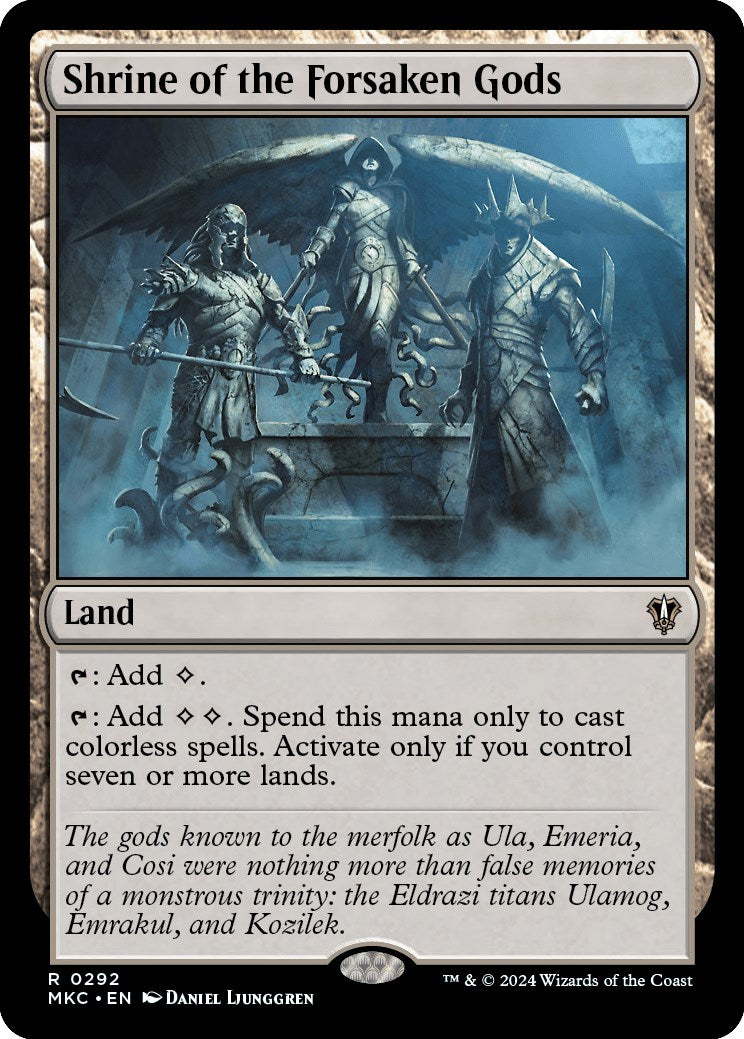 Shrine of the Forsaken Gods [Murders at Karlov Manor Commander] | Devastation Store
