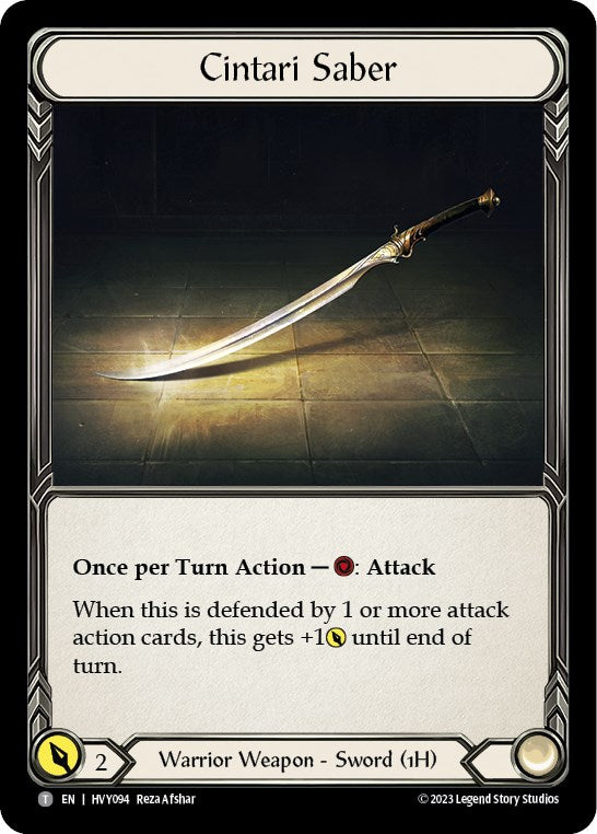Mandible Claw // Cintari Saber [HVY005 // HVY094] (Heavy Hitters) | Devastation Store