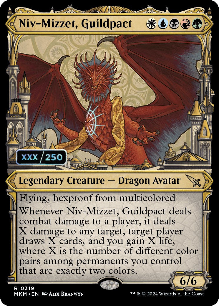 Niv-Mizzet, Guildpact (Serialized) [Murders at Karlov Manor] | Devastation Store