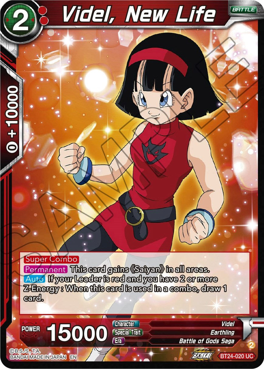 Videl, New Life (BT24-020) [Beyond Generations] | Devastation Store