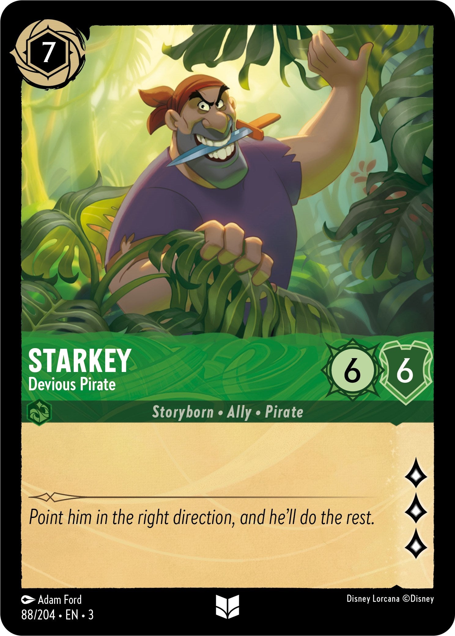 Starkey - Devious Pirate (88/204) [Into the Inklands] | Devastation Store