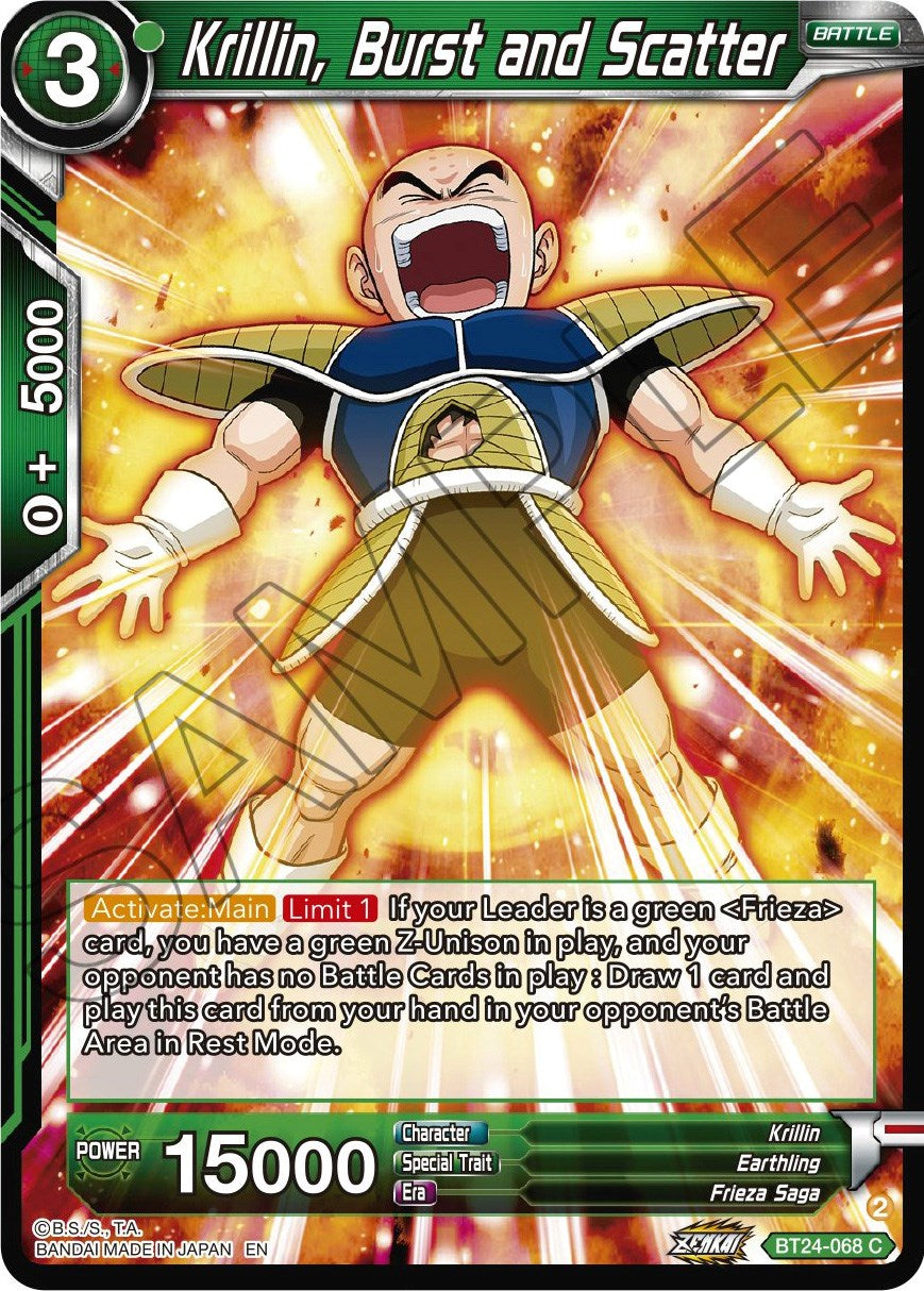 Krillin, Burst and Scatter (BT24-068) [Beyond Generations] | Devastation Store