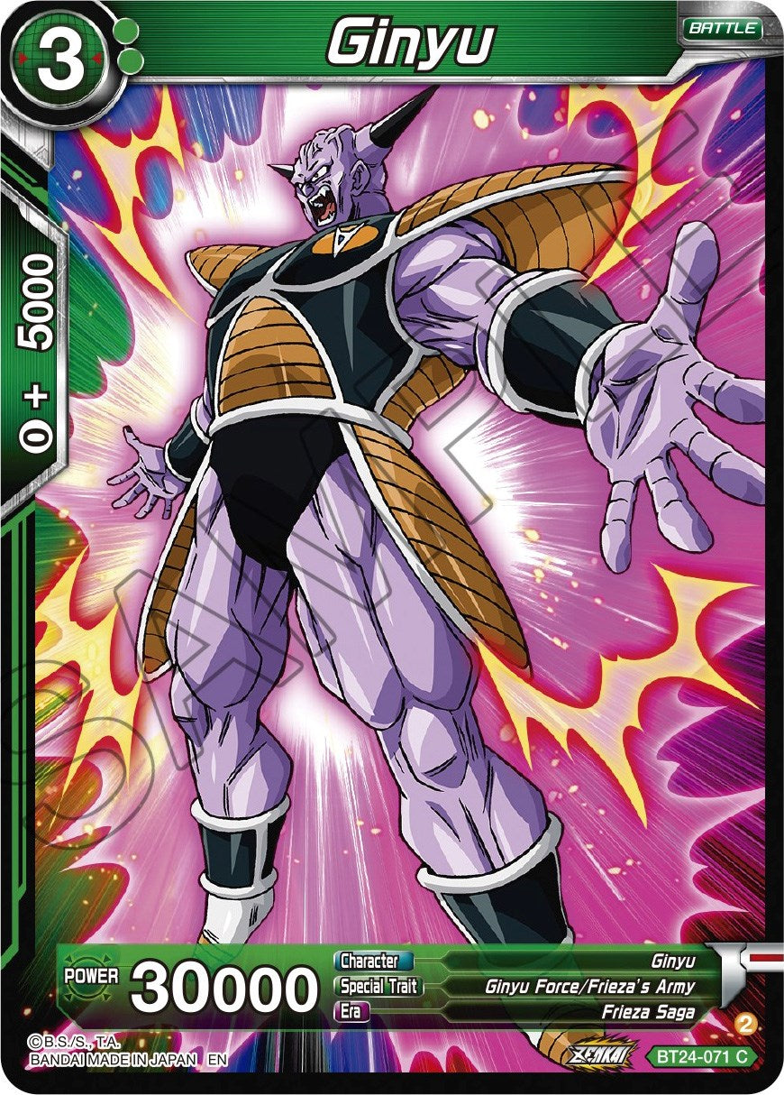 Ginyu (BT24-071) [Beyond Generations] | Devastation Store