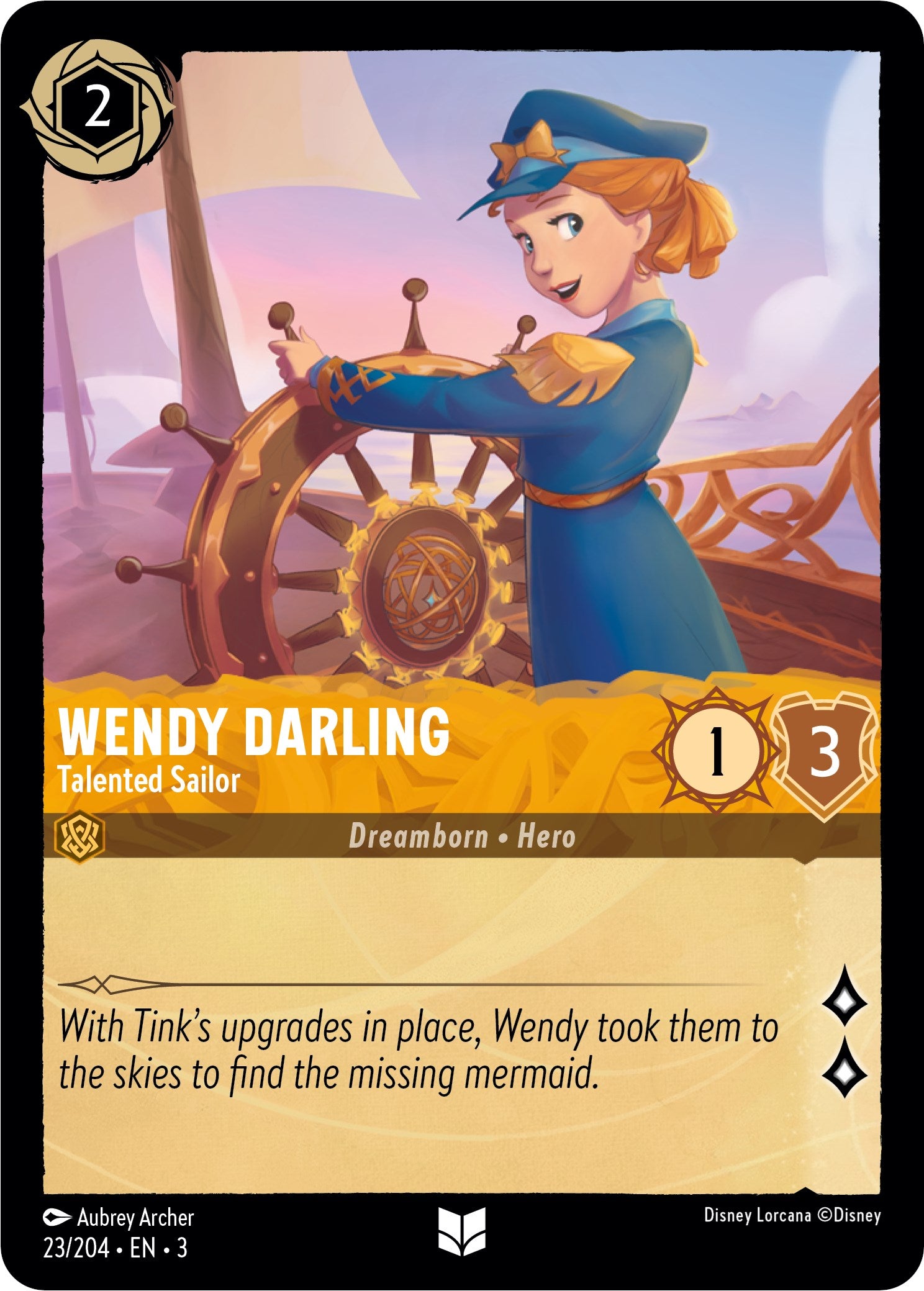 Wendy Darling - Talented Sailor (23/204) [Into the Inklands] | Devastation Store