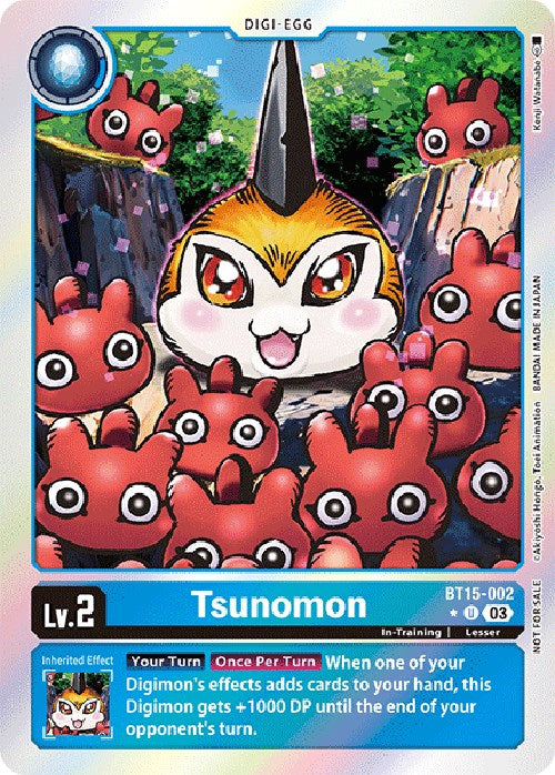 Tsunomon [BT15-002] (Exceed Apocalypse Box Promotion Pack) [Exceed Apocalypse Promos] | Devastation Store
