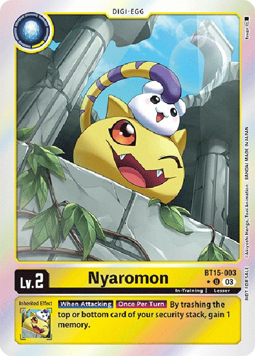 Nyaromon [BT15-003] (Exceed Apocalypse Box Promotion Pack) [Exceed Apocalypse Promos] | Devastation Store