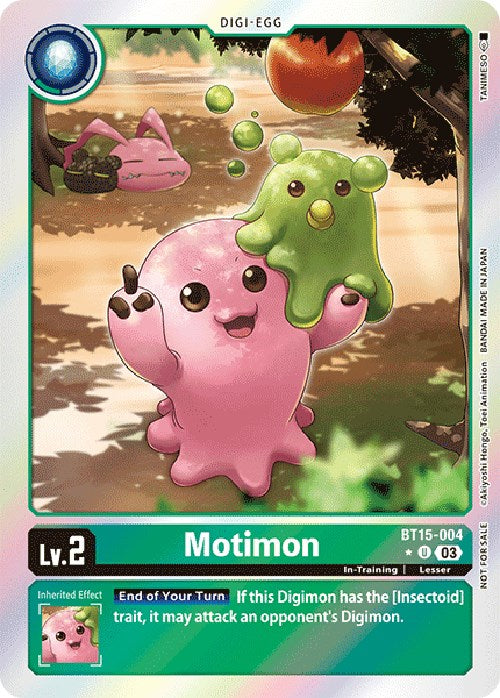 Motimon [BT15-004] (Exceed Apocalypse Box Promotion Pack) [Exceed Apocalypse Promos] | Devastation Store
