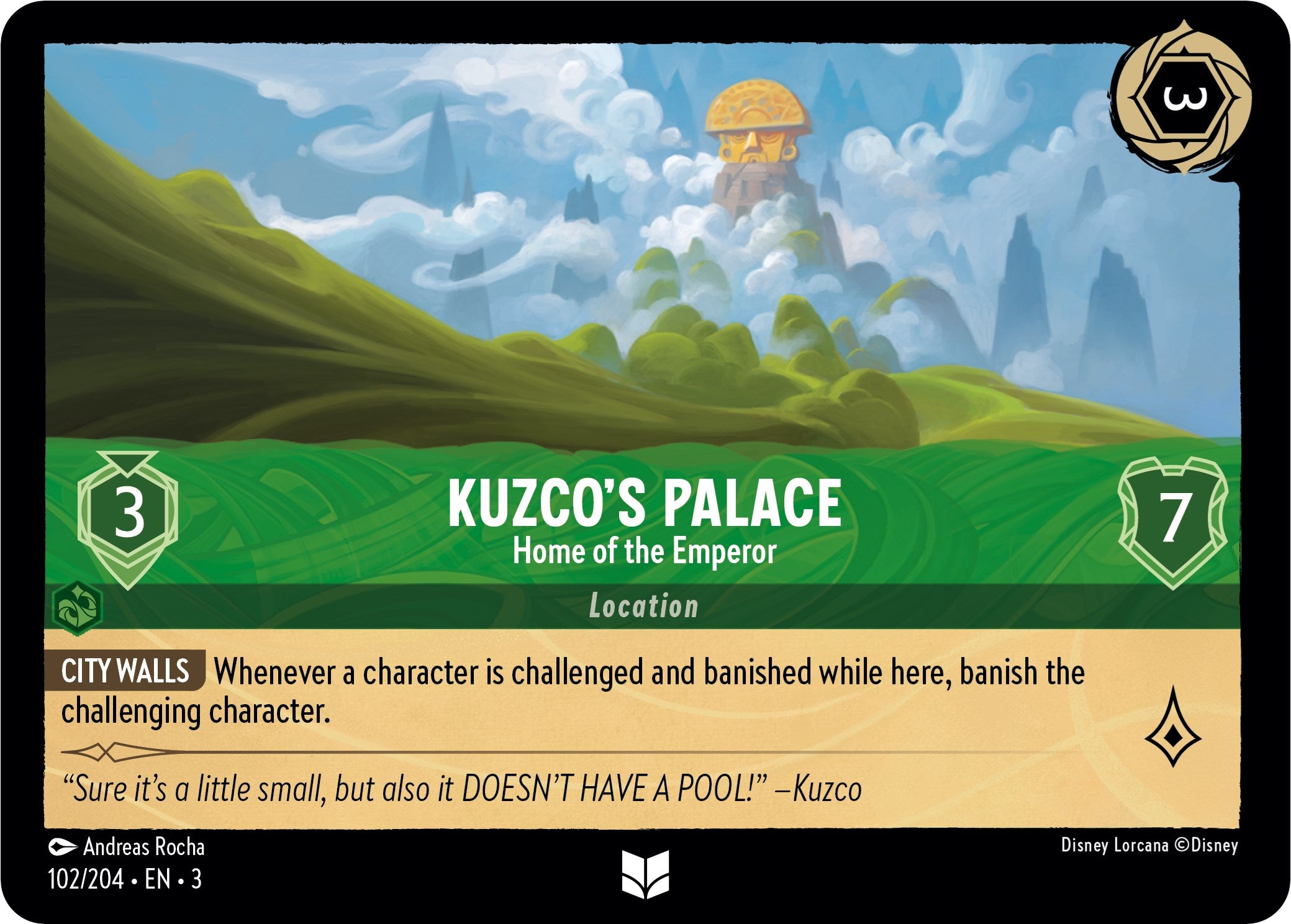 Kuzco's Palace - Home of the Emperor (102/204) [Into the Inklands] | Devastation Store