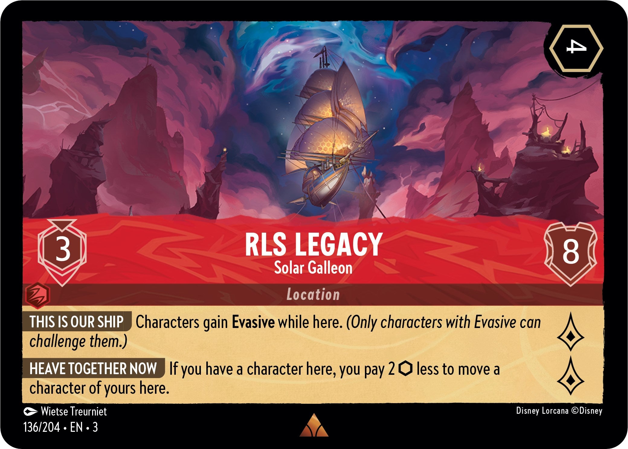 RLS Legacy - Solar Galleon (136/204) [Into the Inklands] | Devastation Store