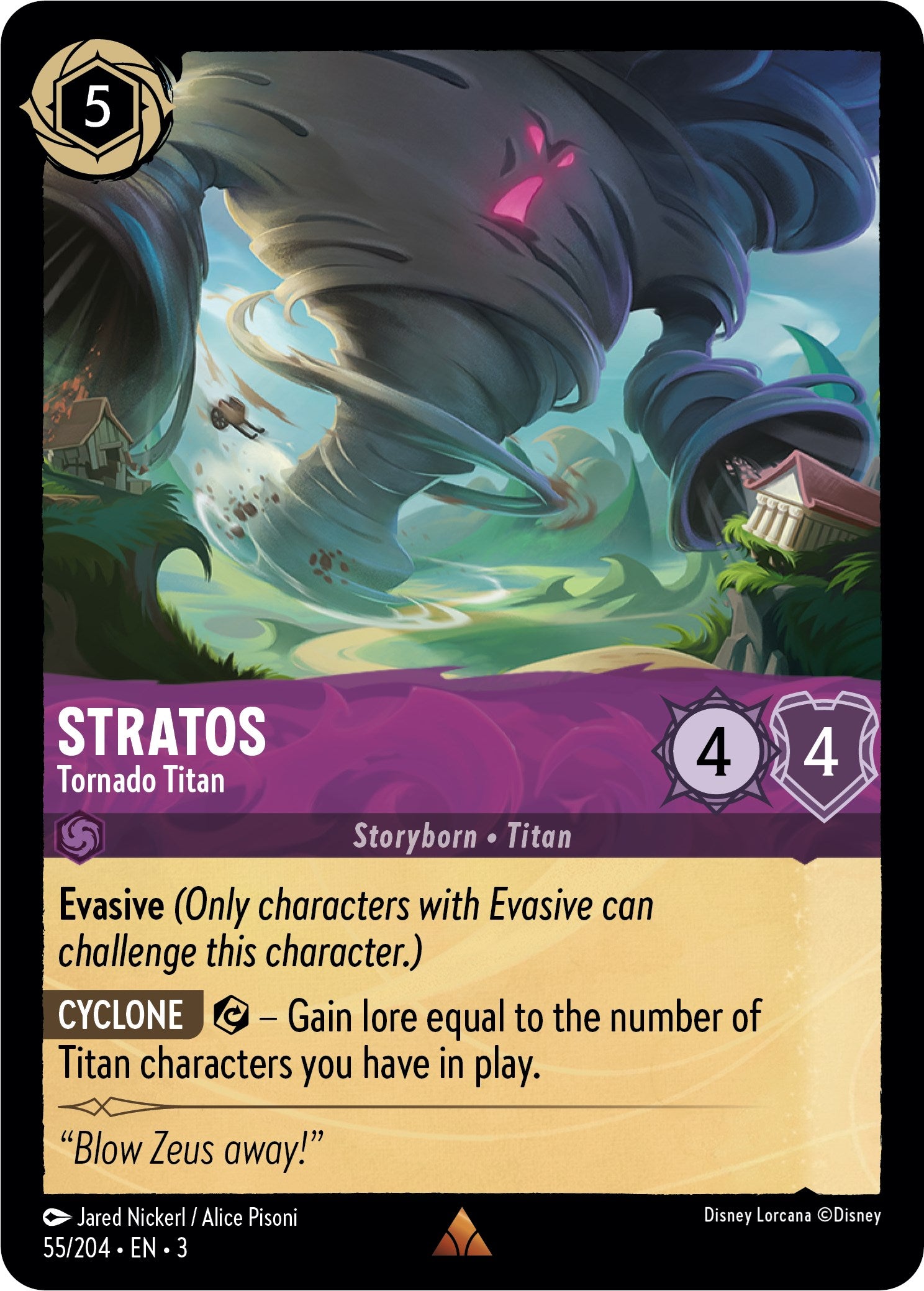 Stratos - Tornado Titan (55//204) [Into the Inklands] | Devastation Store