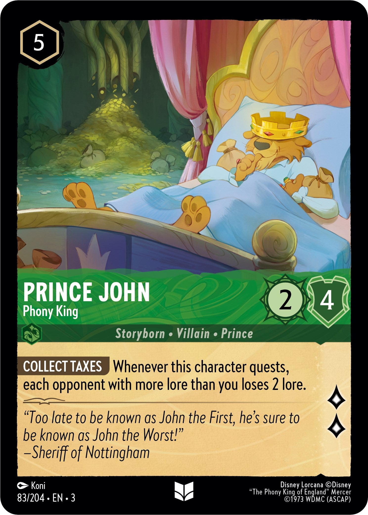 Prince John - Phony King (83//204) [Into the Inklands] | Devastation Store