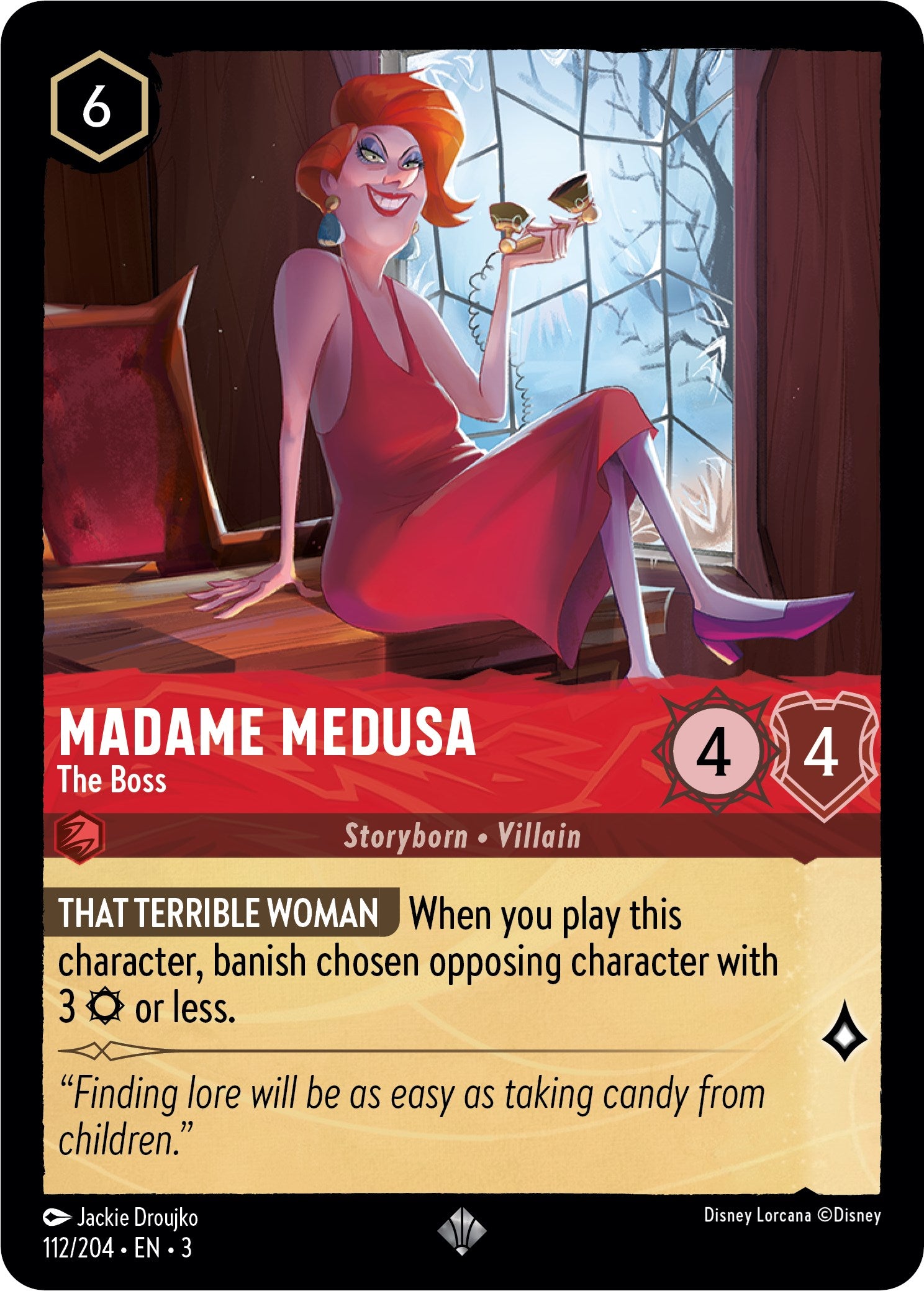 Madame Medusa - The Boss (112/204) [Into the Inklands] | Devastation Store