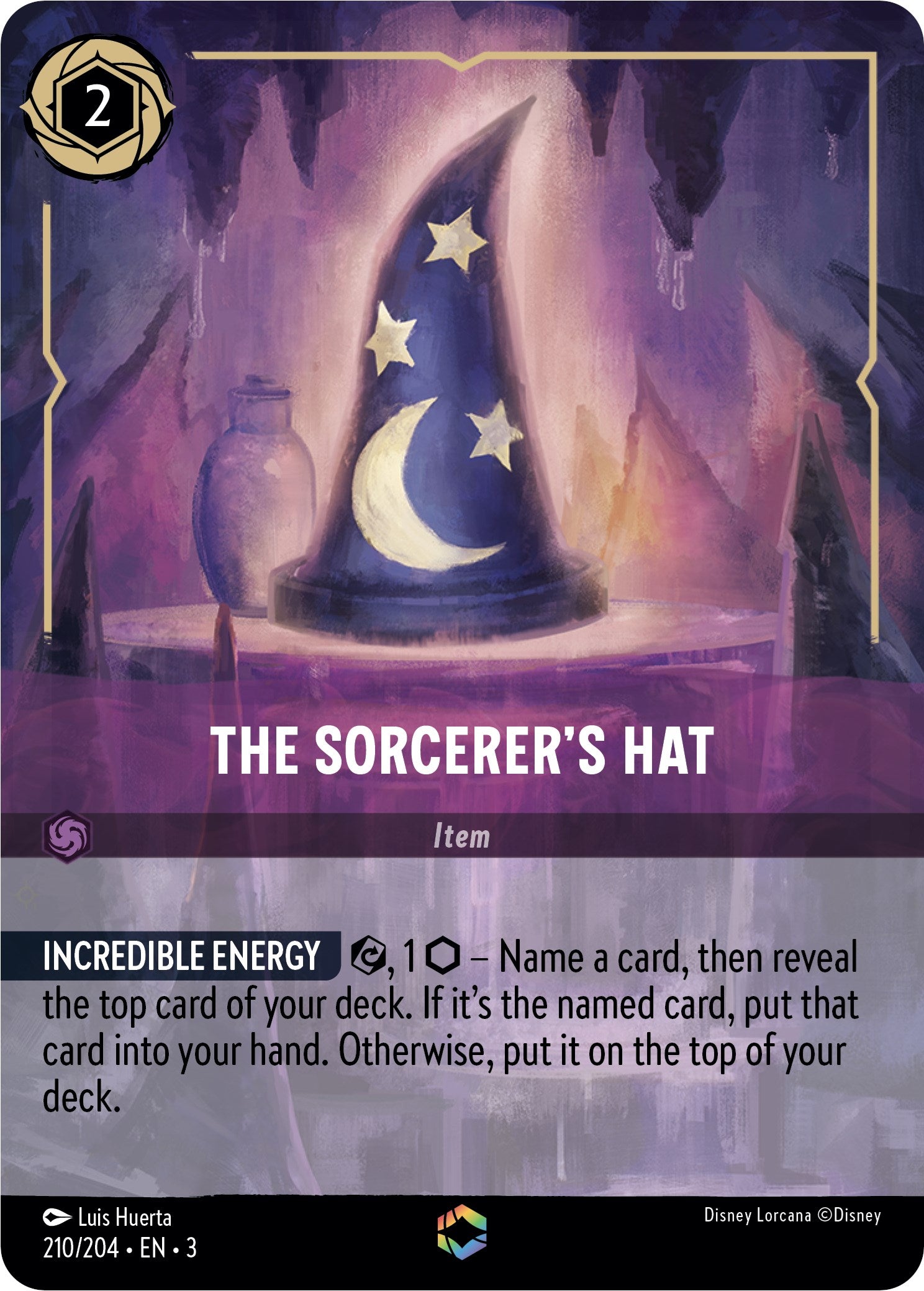 The Sorcerer's Hat (Enchanted) (210/204) [Into the Inklands] | Devastation Store