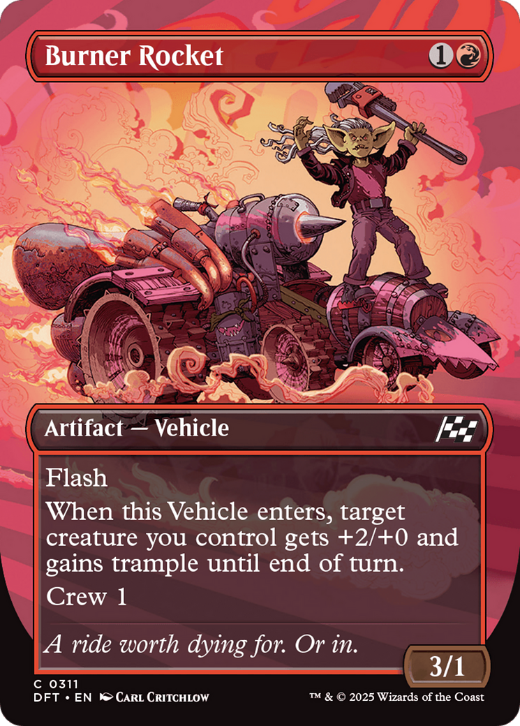 Burner Rocket (Borderless) [Aetherdrift] | Devastation Store
