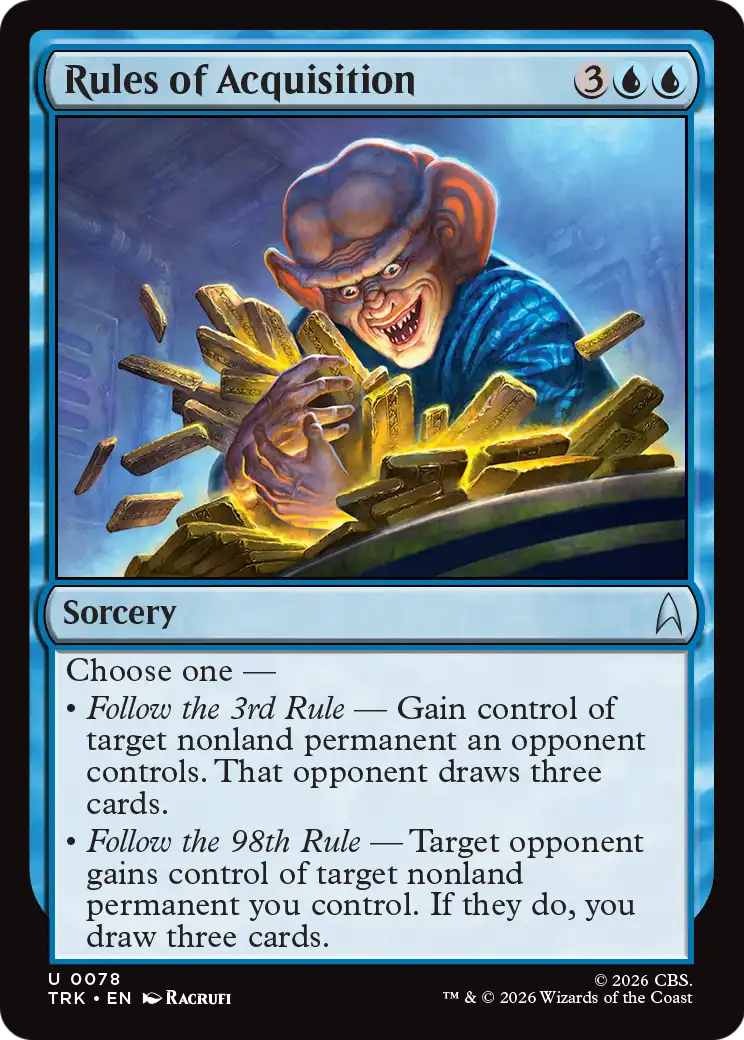 Rules of Acquisition [Star Trek] | Devastation Store