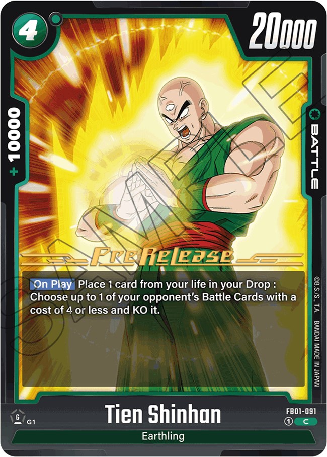Tien Shinhan (FB01-091) [Awakened Pulse Pre-Release Cards] | Devastation Store