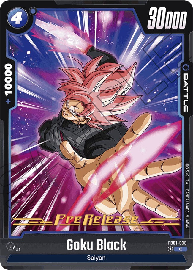 Goku Black (FB01-038) [Awakened Pulse Pre-Release Cards] | Devastation Store