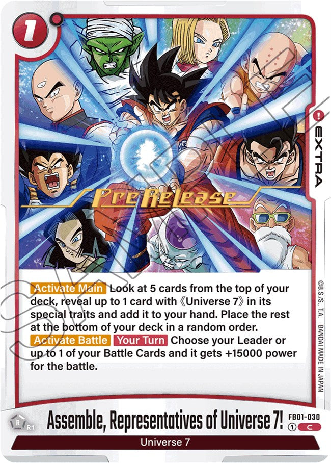 Assemble, Representatives of Universe 7! [Awakened Pulse Pre-Release Cards] | Devastation Store